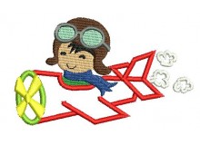 Stickmuster - Future Pilot 2